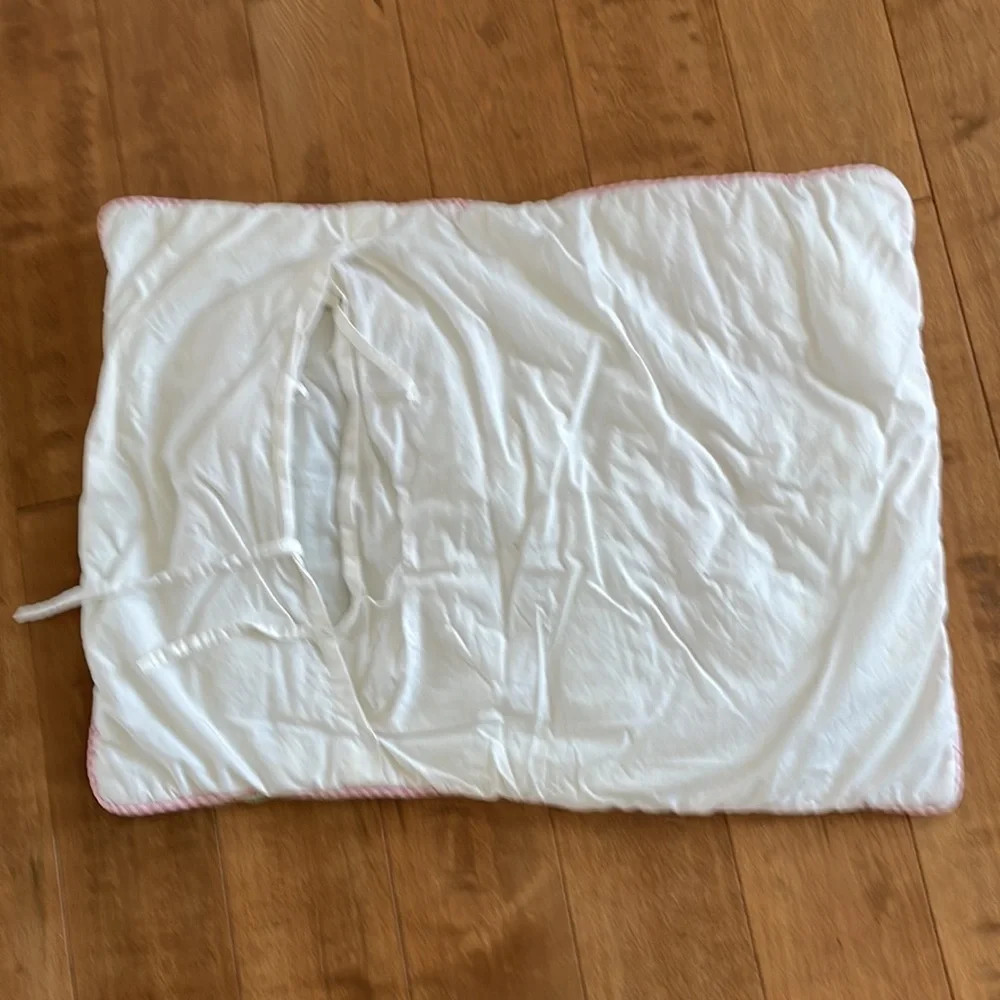 Lilly Pulitzer cotton pillow sham, bees 🐝 pink gingham - Picture 2 of 3